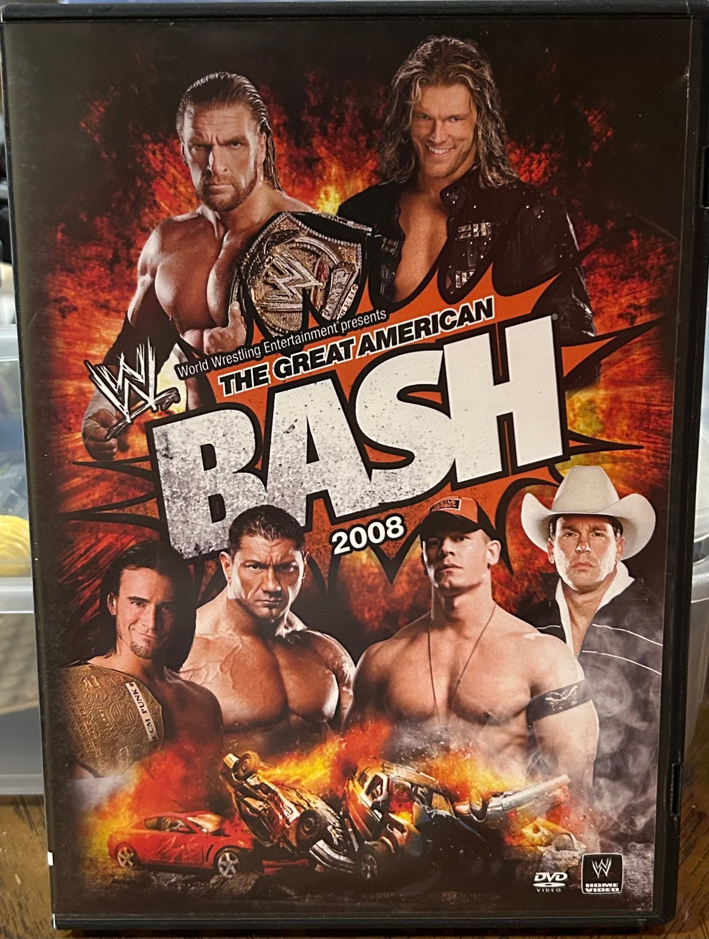 *WWE “Great American Bash 2008” DVD (CM Punk, Cena, Triple H & so much more)