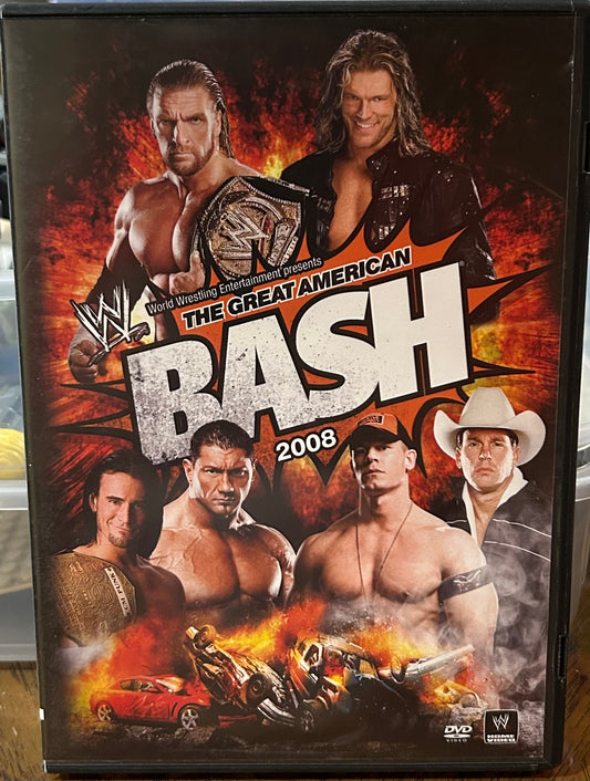 *WWE “Great American Bash 2008” DVD (CM Punk, Cena, Triple H & so much more)