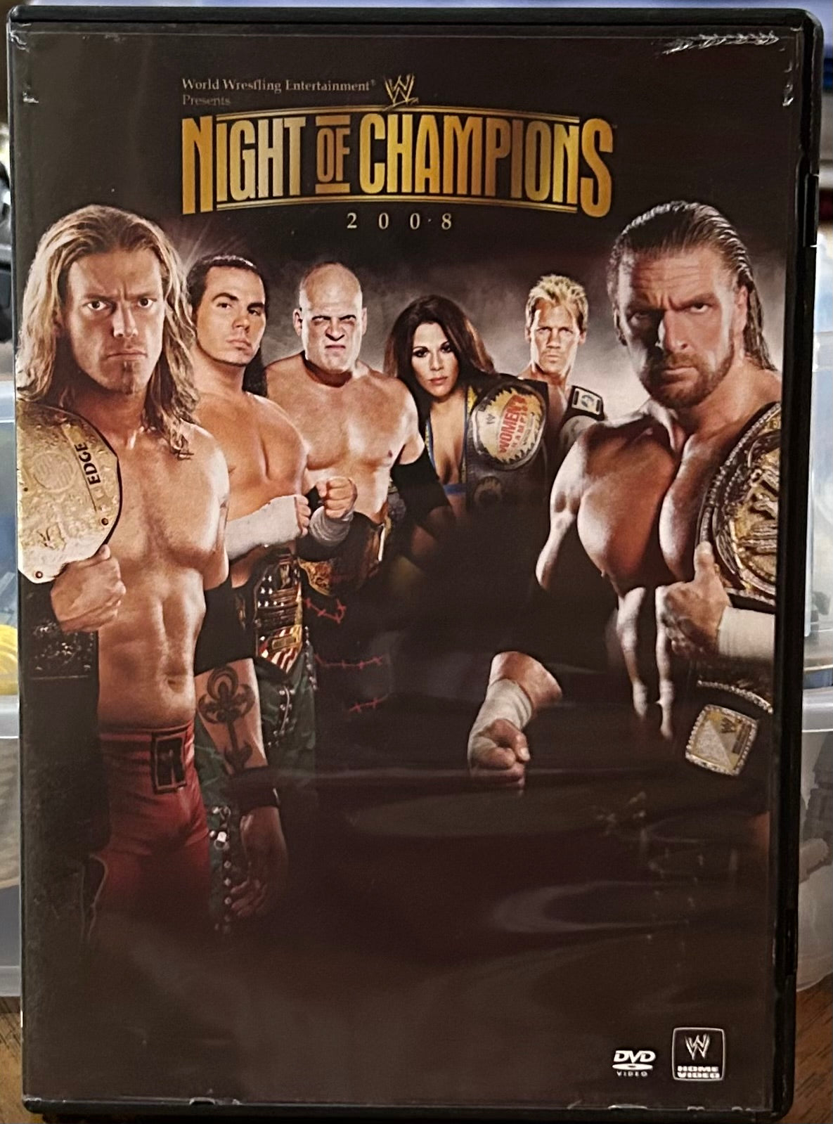 *WWE “Night of Champions 2008” DVD (Triple H, John Cena, Edge & so much more)