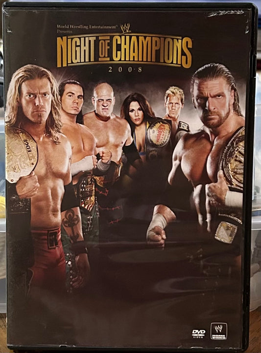*WWE “Night of Champions 2008” DVD (Triple H, John Cena, Edge & so much more)