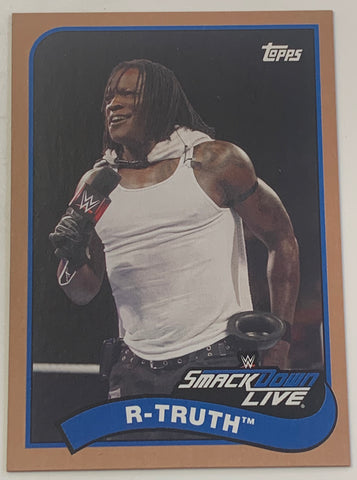 R-Truth 2018 WWE Topps Bronze Parallel Card