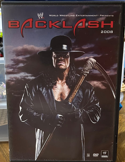 *WWE “Backlash 2008” DVD (The Undertaker, Cena, Triple H & so much more)