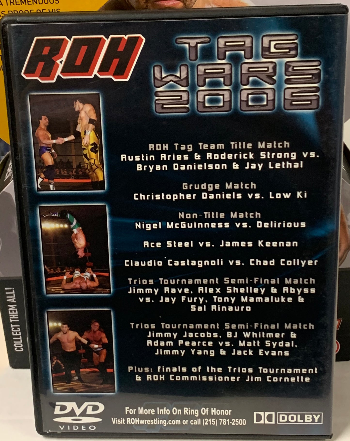 ROH Ring of Honor DVD Tag Wars 2006 1/27/06 Lowki, Danielson, Lethal, Aries)!!!