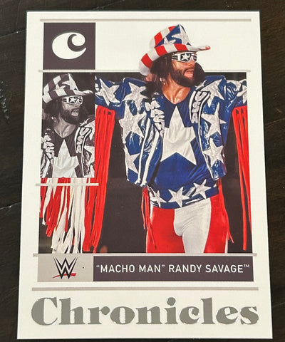 Macho Man Randy Savage 2022 WWE Panini Chronicles Card