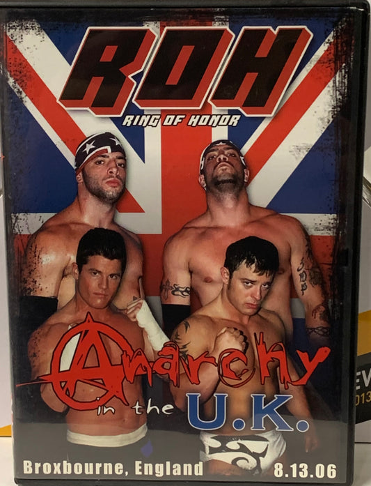 ROH Ring of Honor DVD “Anarchy in the UK” 8/13/06 Danielson, Strong, Briscoes, SUWA)