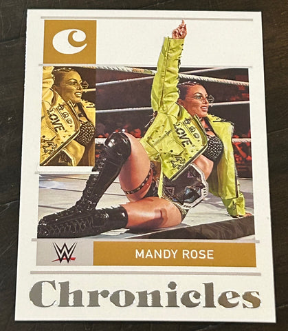 Mandy Rose 2022 WWE Panini Chronicles Card