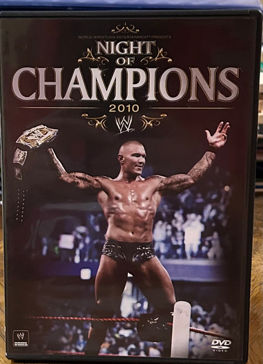 *WWE “Night of Champions 2010” DVD (The Undertaker, Kane, CM Punk & so much more)