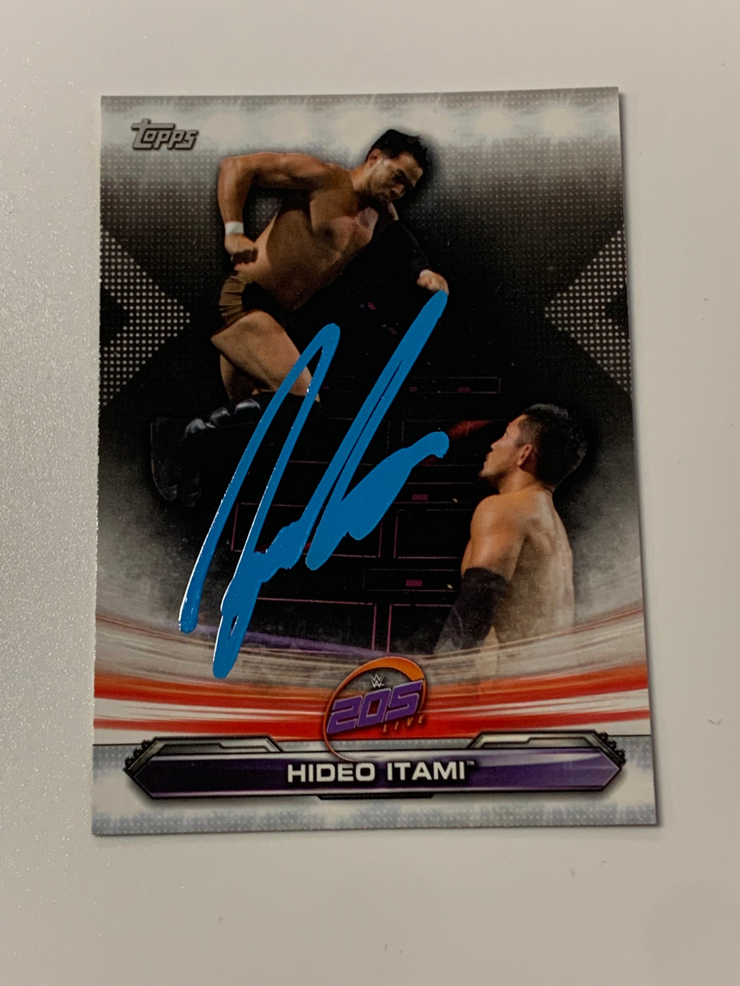 Hideo Itami aka KENTA SIGNED 2019 WWE NXT Card COA