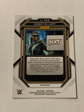 Quincy Elliott 2023 WWE Prizm Rookie Cracked Ice X-Fractor Card