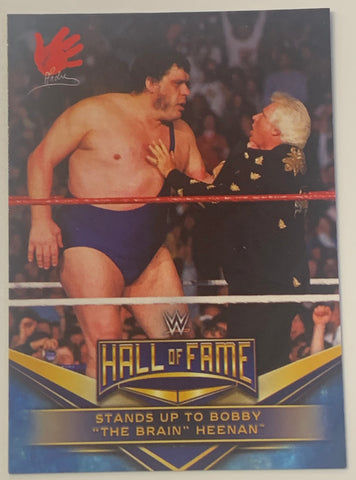 Andre The Giant 2018 WWE Topps “Hall of Fame” Insert Card #10 of 40