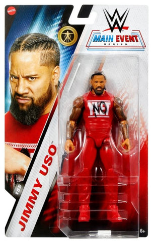 Jimmy Uso WWE Mattel “Main Event” Action Figure (Sealed, Brand New)