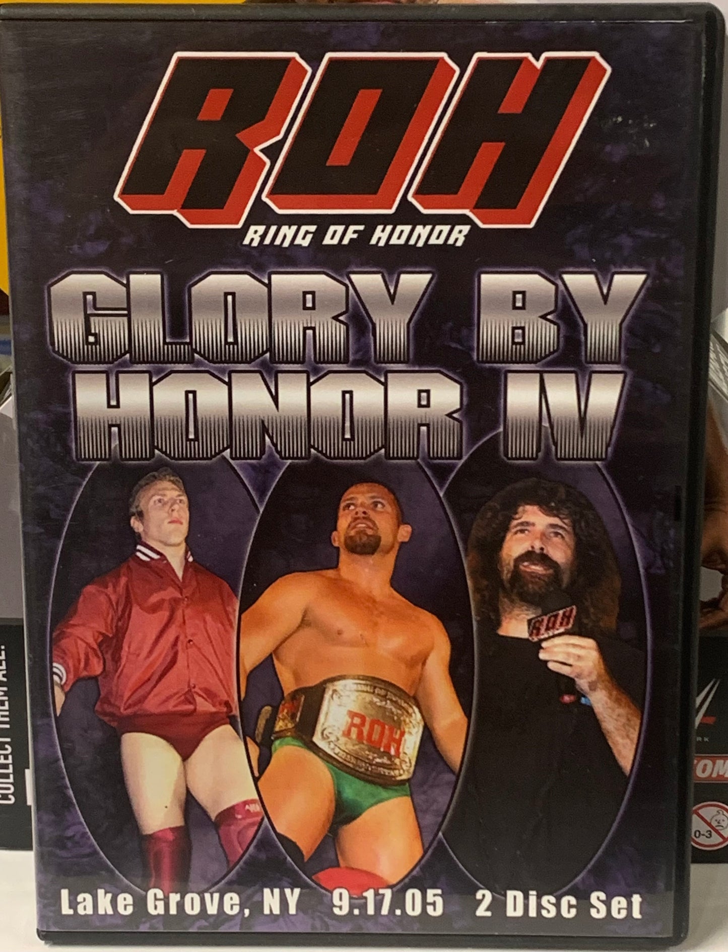 ROH Ring of Honor DVD “Glory By Honor 4” (2-Disc Set) 9/17/05 (Samoa Joe, AJ Styles, Foley, Danielson)