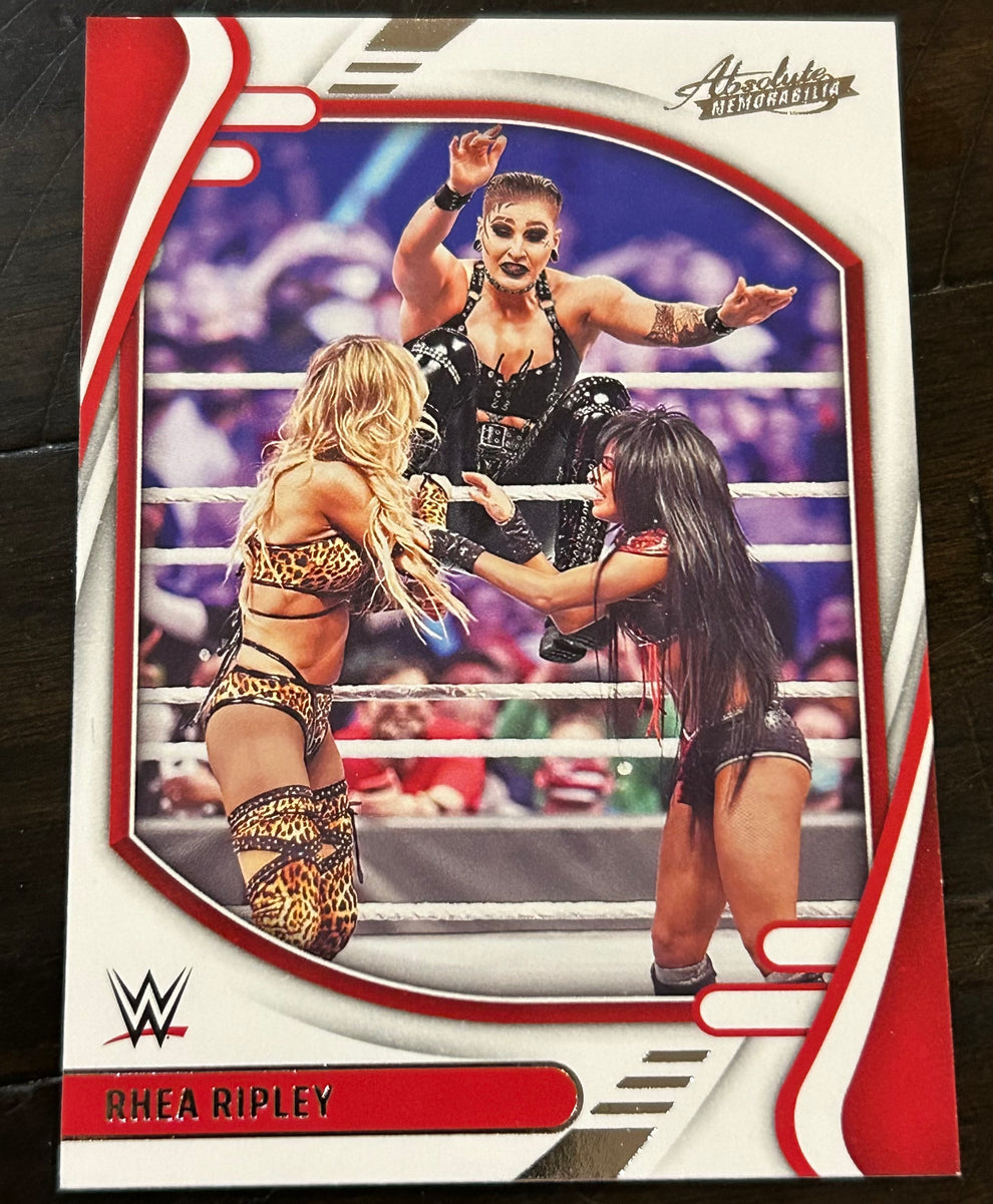 Most Expensive Rhea Ripley Card Rhea Ripley 2022 WWE Panini Chronicles Absolute Card – The Wrestling ...