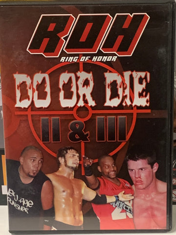 ROH Ring of Honor DVD “Do or Did Vol. 1 & 2” (Super Dragon, Excalibur, Roderick Strong, B Boy)!!!