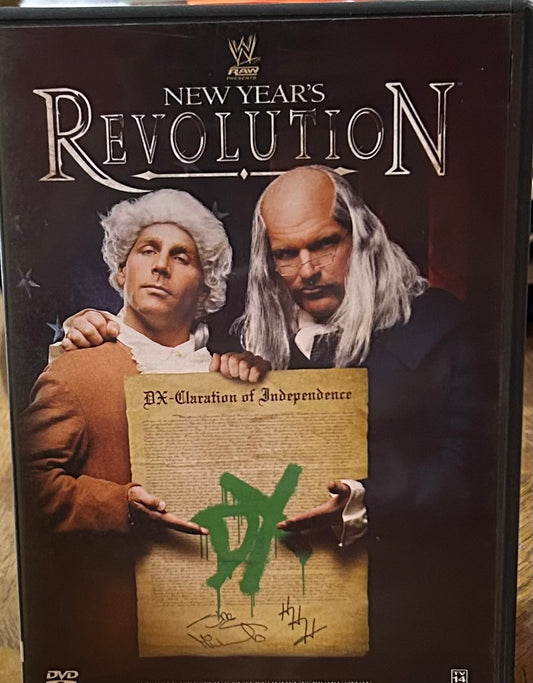 * WWE “New Year’s Revolution 2007” DVD (John Cena, Edge, Triple H & so much more)