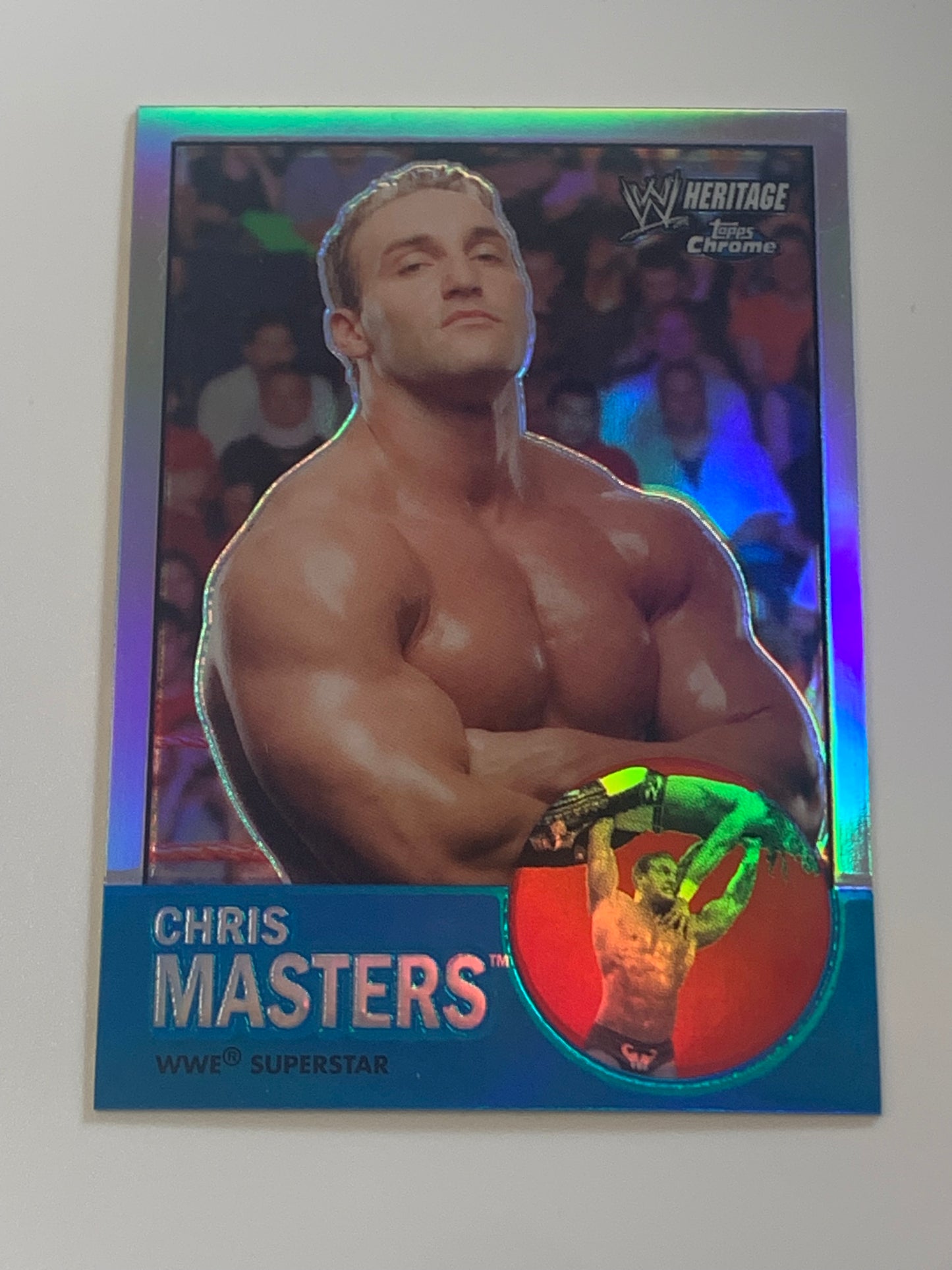 Chris Masters 2007 WWE Topps Chrome Heritage REFRACTOR