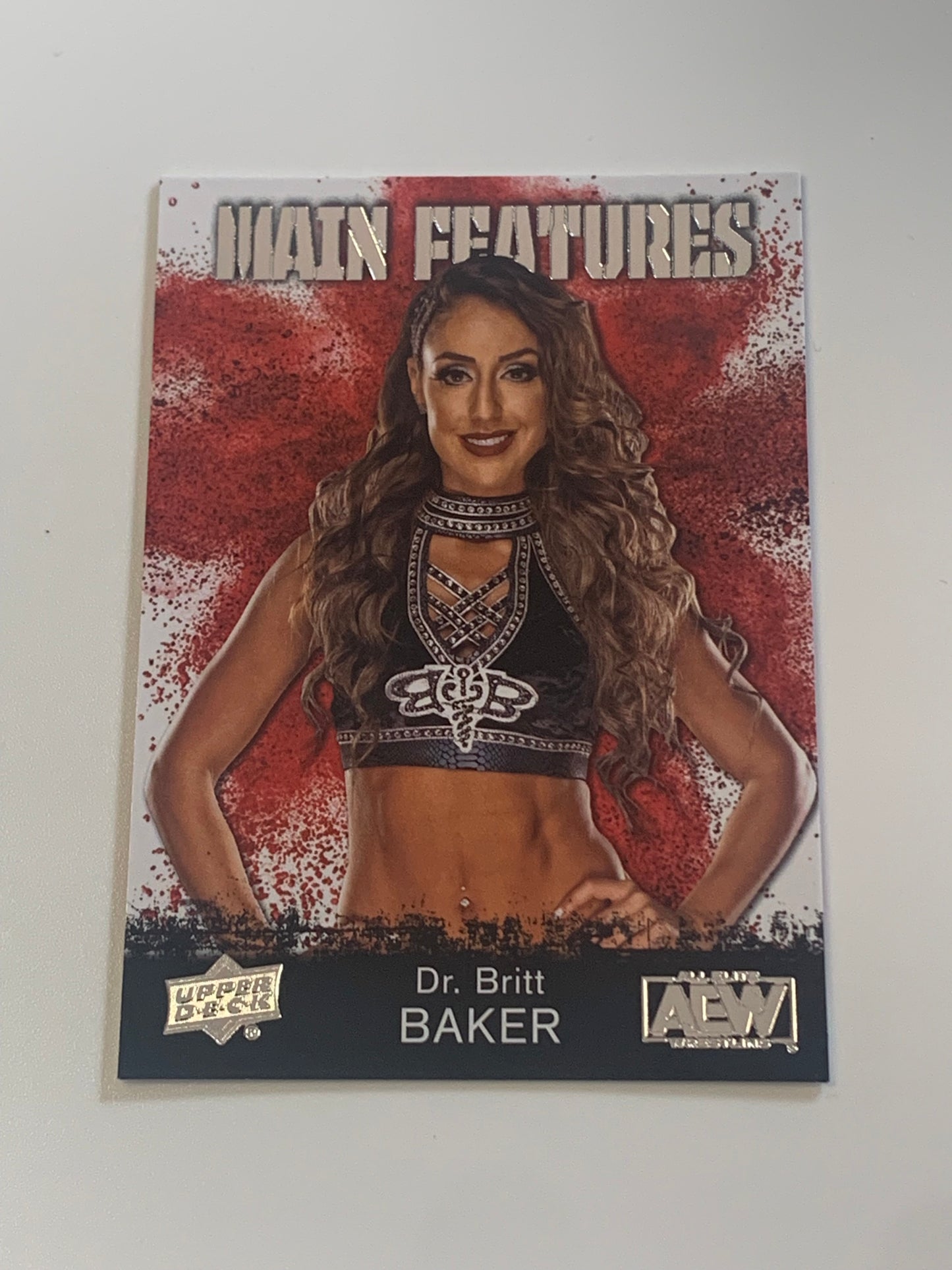 Britt Baker 2021 UD Upper Deck AEW Main Features