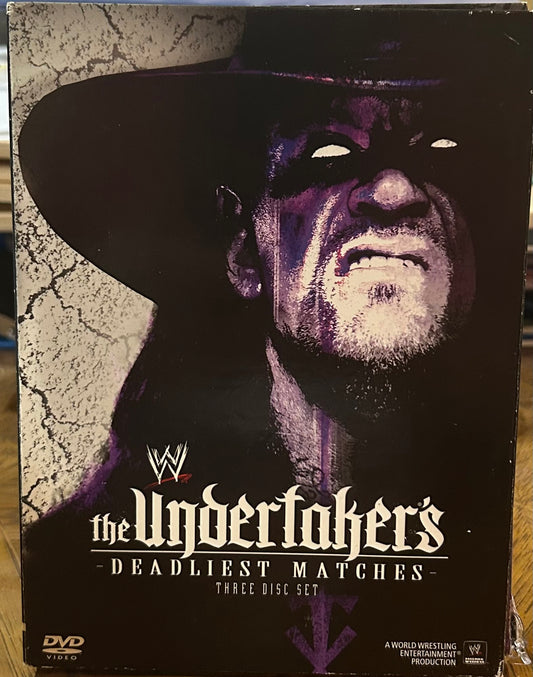 * WWE “The Undertaker’s Deadliest Matches” DVD (3-Disc set)