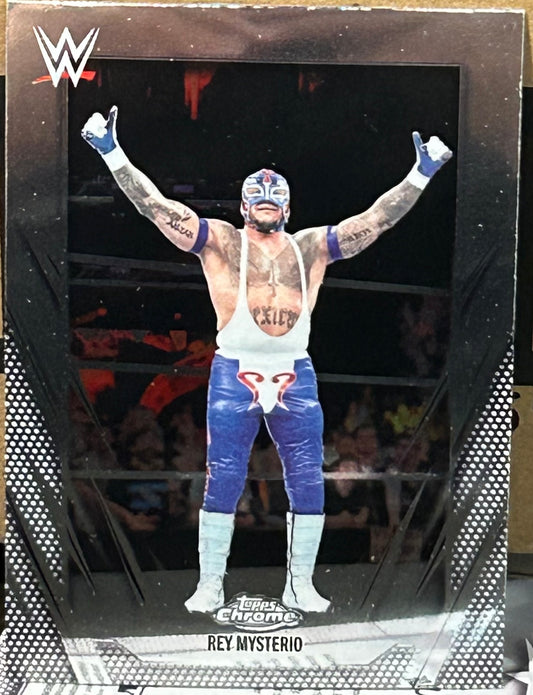 + Rey Mysterio 2026 WWE Topps Chrome Card