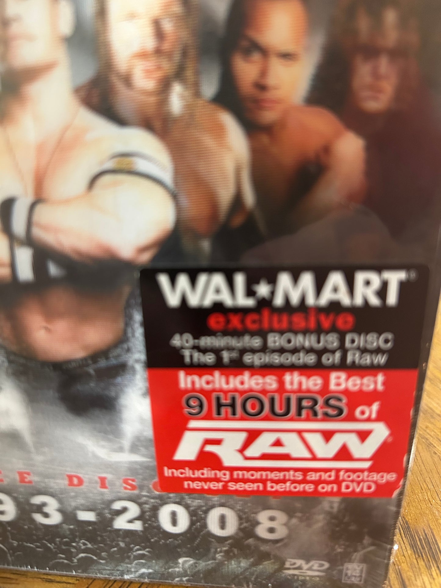 * WWE “The Best of RAW, 15th Anniversary” DVD (Sealed, 3-Disc set)