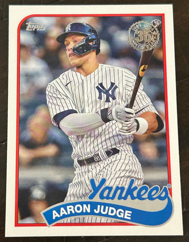 Aaron Judge 2004 Topps 1989 Topps 35th Anniversary Insert Card YANKEES