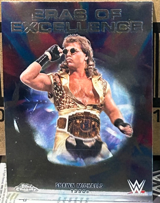 + Shawn Michaels 2026 WWE Topps Chrome “Eras of Excellence” Insert Card