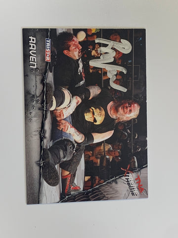 RAVEN Signed 2010 TNA Xtreme Card (Comes w/COA)!!!