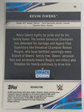 Kevin Owens 2021 WWE Topps Finest Refractor Card