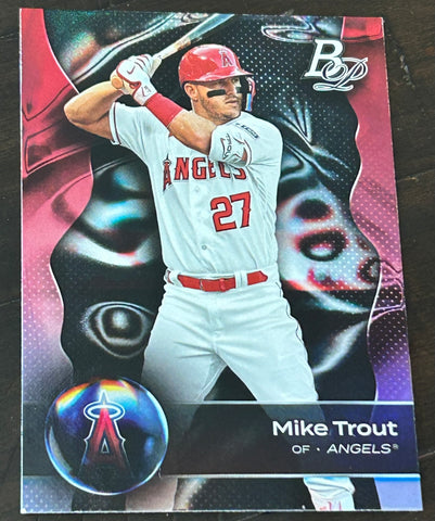 Mike Trout 2023 Bowman Platinum Card ANGELS