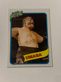 Umaga 2007 WWE Topps Heritage Card