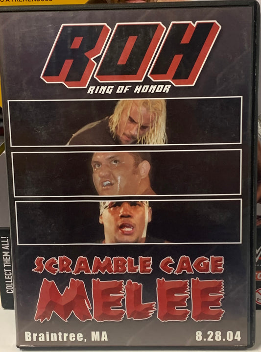 ROH Ring of Honor DVD “Scramble Cage Melee” 8/24/04 (CM Punk, Samoa Joe, Homicide)