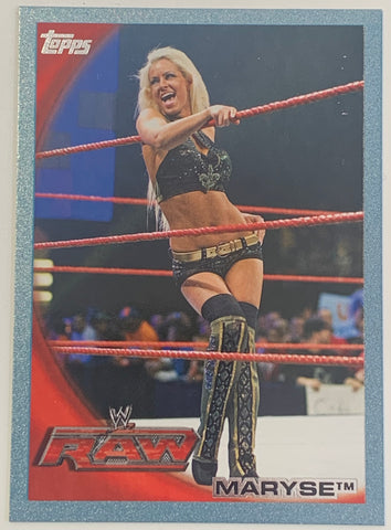 Maryse 2010 WWE Topps Blue Parallel Card #65/2010