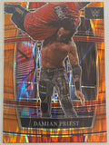 Damian Priest 2022 WWE Panini Select Orange Flash Prizm Concourse Refractor Card