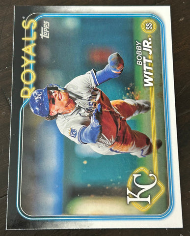 Bobby Witt Jr 2024 Topps Baseball Card ROYALS