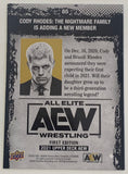 Cody Rhodes 2021 AEW UD Upper Deck “Magazine” Card