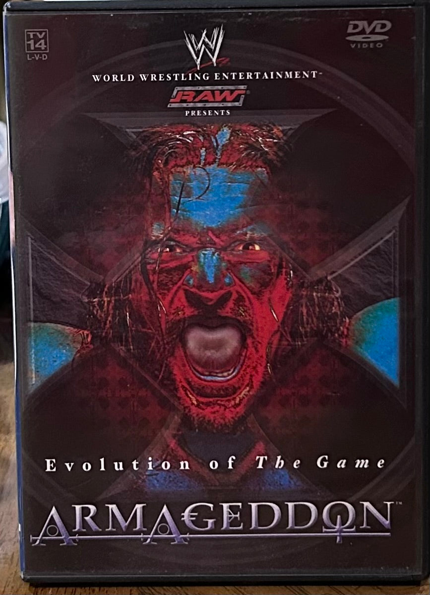 * WWE “Armageddon 2003” DVD (Triple H, RVD, Batista & so much more)
