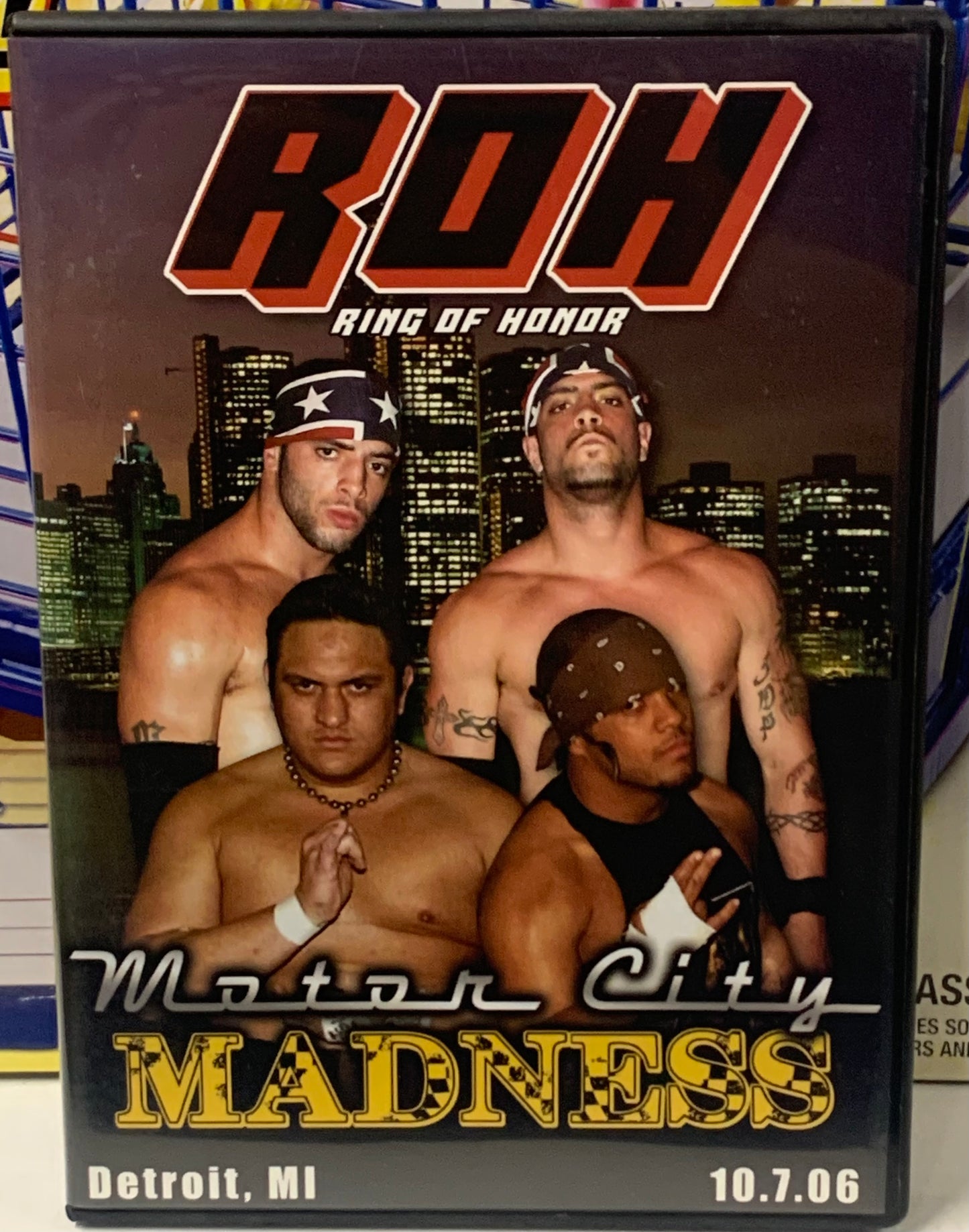 ROH Ring Of Honor DVD “Motor City Madness” 10/7/06 (Briscoes, Samoa Joe, Danielson, Homicide)