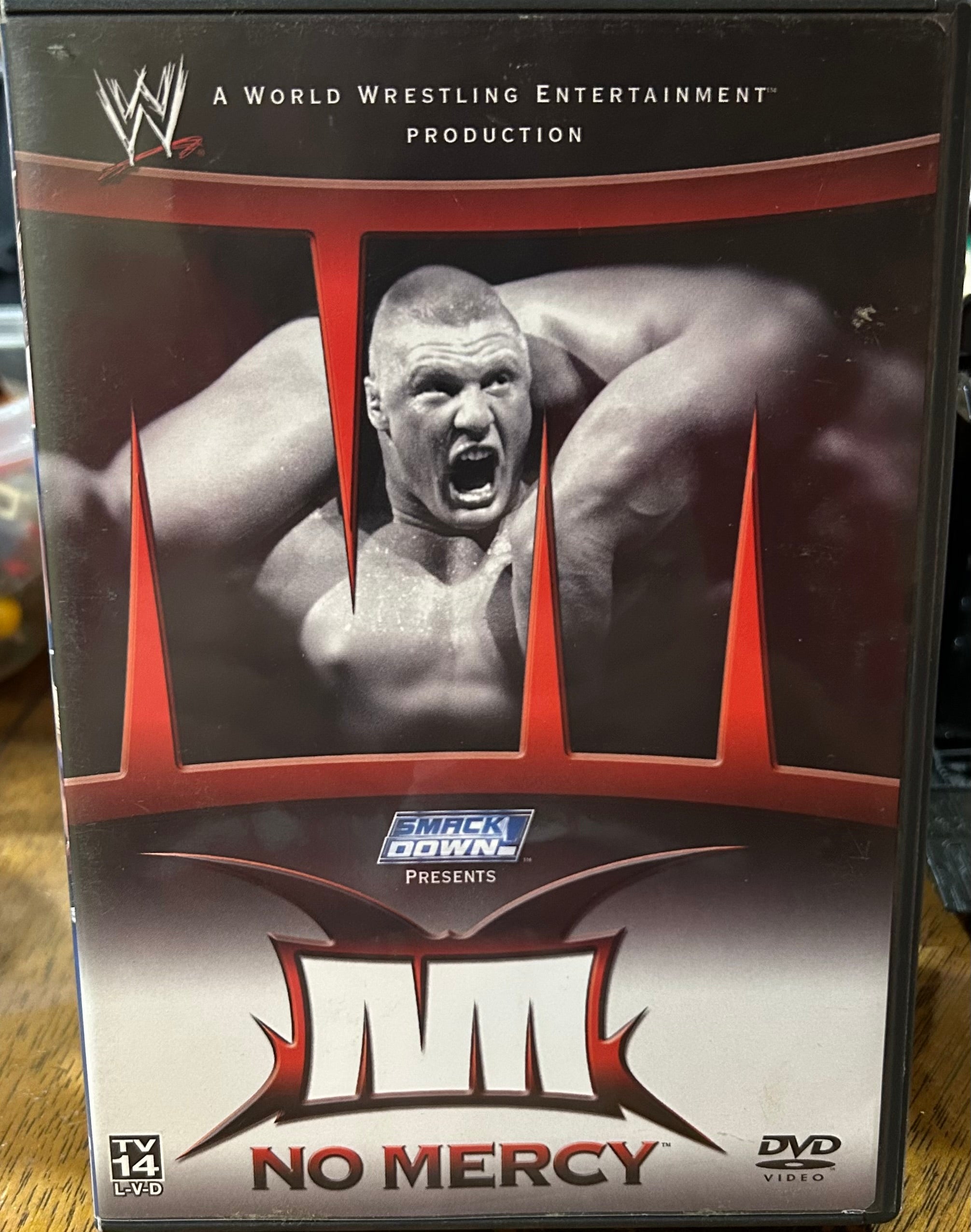WWE “No Mercy 2003” DVD (Undertaker, Brock Lesnar, Cena) – The