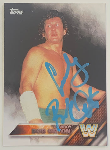 Cowboy Bob Orton SIGNED 2016 WWE Topps Card (Comes w/COA)