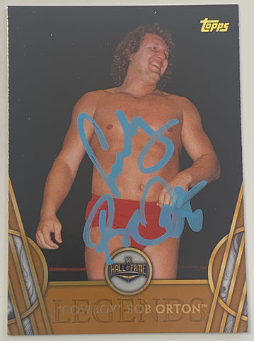 Cowboy Bob Orton SIGNED 2018 Topps Hall of Fame Card (Comes w/COA)