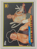 Cowboy Bob Orton SIGNED 2018 WWE Topps Heritage Card (Comes w/COA)