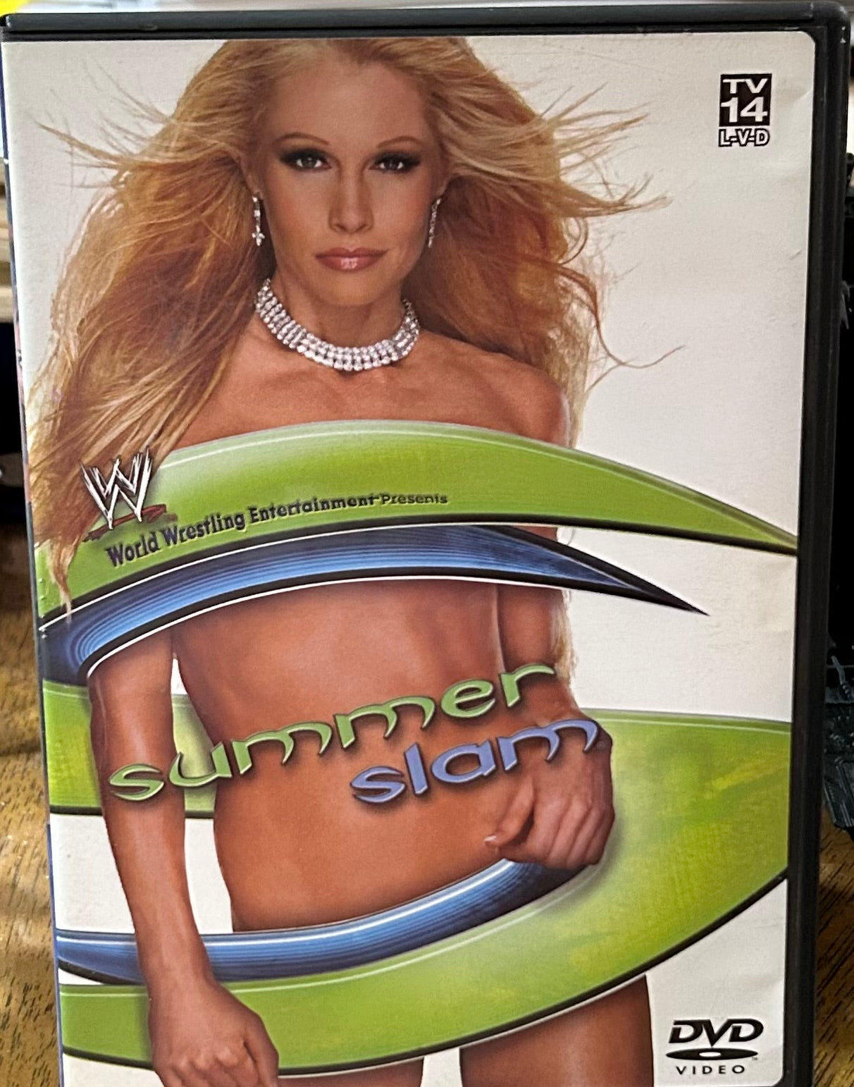 * WWE “Summer Slam 2003” DVD (Jericho, Goldberg, Triple H & so much more)
