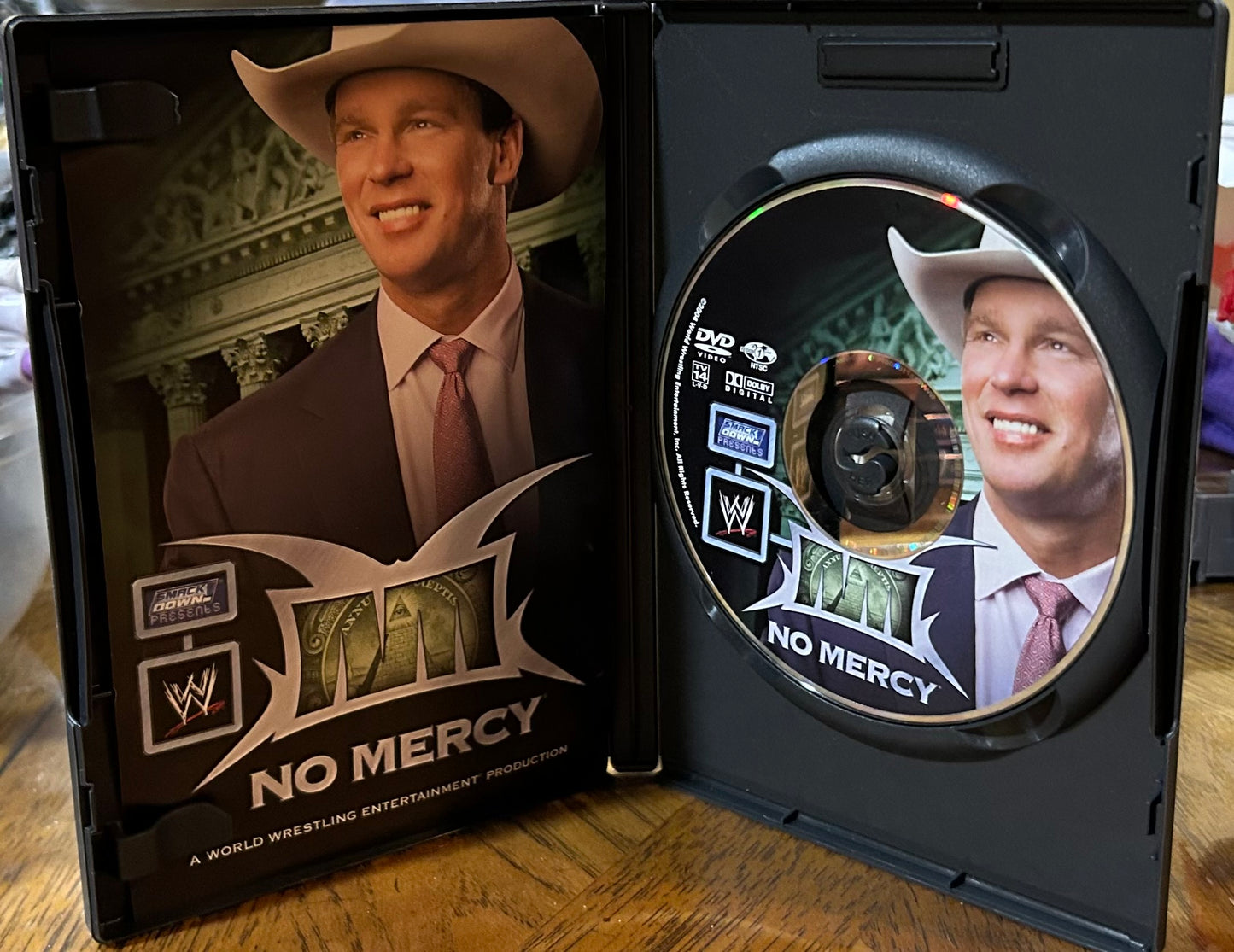 * WWE “No Mercy 2004” DVD (Undertaker, Eddie Guerrero, Angle & so much more)