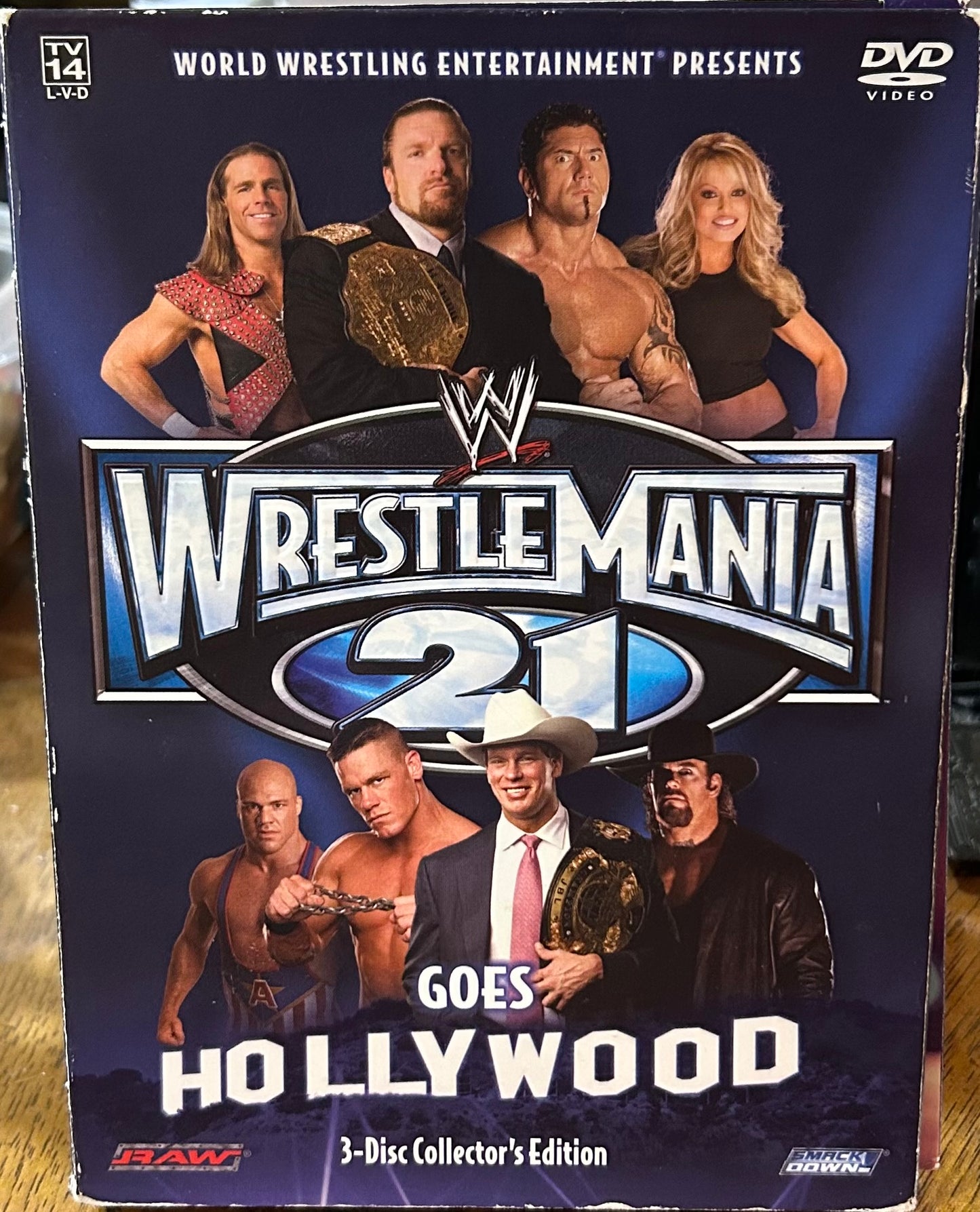 * WWE “Wrestlemania 21” DVD (3-Disc Set)