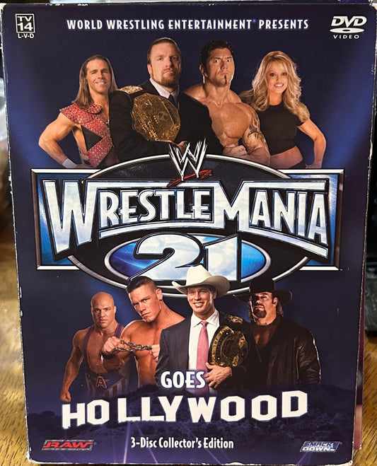 * WWE “Wrestlemania 21” DVD (3-Disc Set)