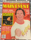 Wrestling’s Main Event Magazine Dec 1986 ROWDY RODDY PIPER (Comes with Full Color Nikita Koloff Poster)