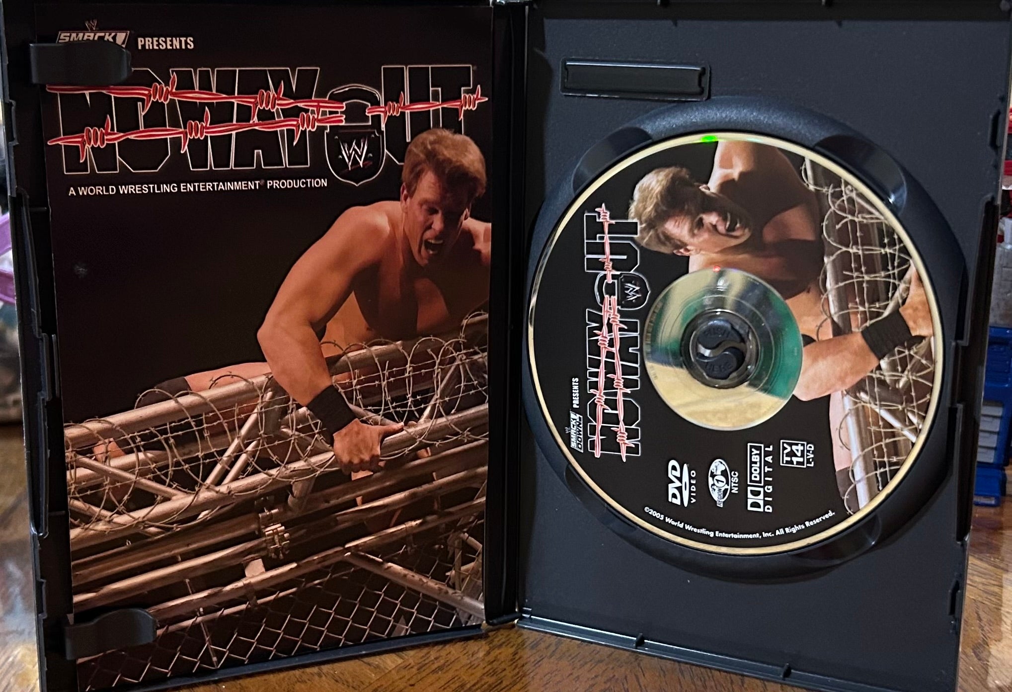 WWE “No Way Out 2005” DVD (John Cena, Angle, Booker T & so much
