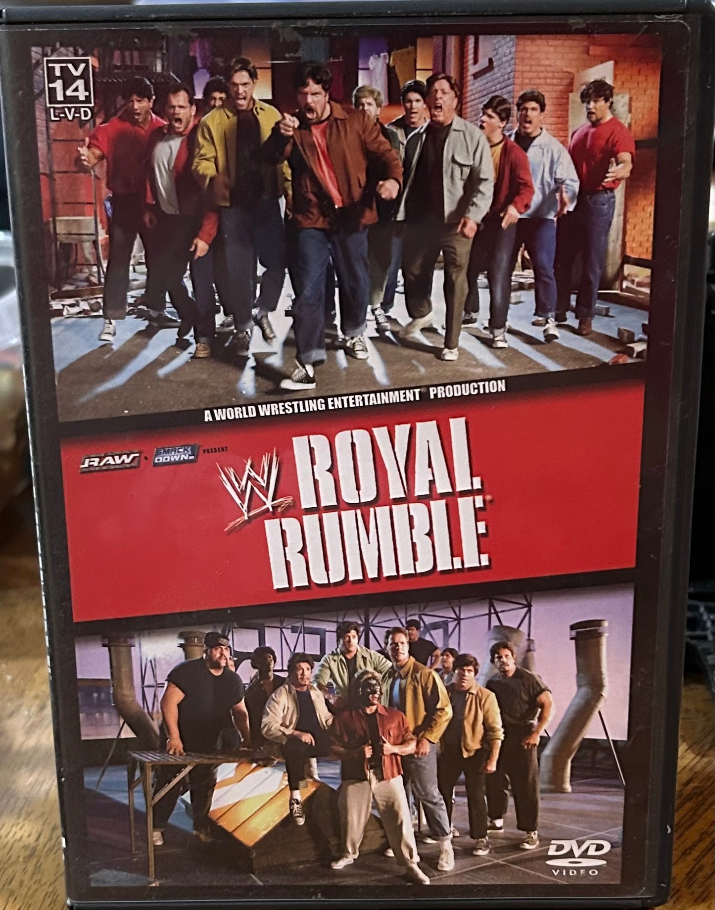 * WWE “Royal Rumble 2005” DVD (Triple H, Orton, Angle & so much more)