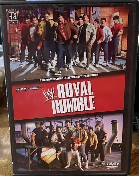 * WWE “Royal Rumble 2005” DVD (Triple H, Orton, Angle & so much more)
