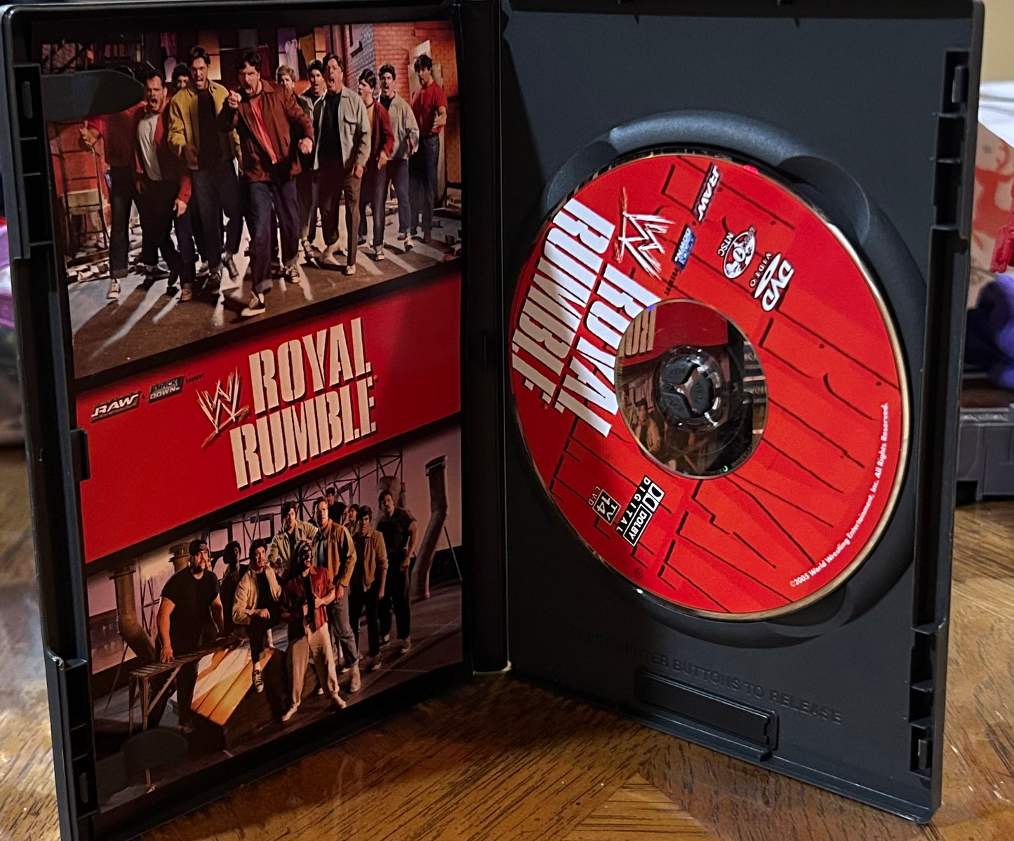 * WWE “Royal Rumble 2005” DVD (Triple H, Orton, Angle & so much more)